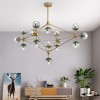 Thumbnail CANDELABRO MODERNO DORADO 21 GLOBOS0