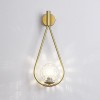Thumbnail APLIQUE DE PARED MODERNO GLO D15CM DORADO0