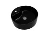 Thumbnail LAVABO CERÁMICA REDONDO NEGRO 36diamX130